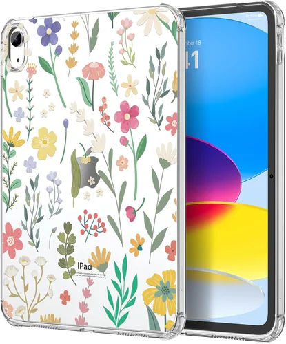 Miniatura 37 de MoKo Funda transparente para iPad (A16) de 11ª generación 2025 de 11 pulgadas/10ª generación 2022 de 10.9 pulgadas, TPU suave y ligero, 1