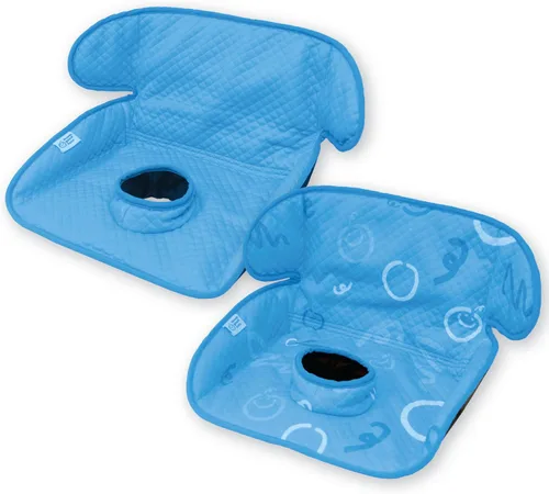 Miniatura 12 de Paquete de 2 Almohadillas Negras para Pipí – Protector Impermeable para Asiento de Coche y Cochecito para Entrenamiento de Orinal de Niños Pequeños
