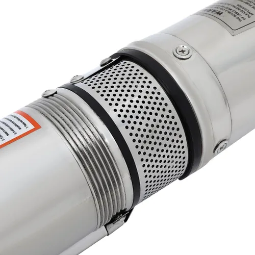 Miniatura 7 de SCITOO Bomba de agua de pozo profundo Bomba de pozo sumergible (1/2 HP, 25GPM, cabeza de 164 pies, 110 V, acero inoxidable), adaptador de manguera