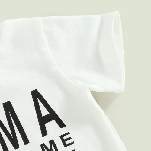 Miniatura 4 de Mandizy Ropa para bebé recién nacida, ropa de verano con estampado de vaquera occidental, camiseta de manga corta, pantalones cortos con diadema, 3