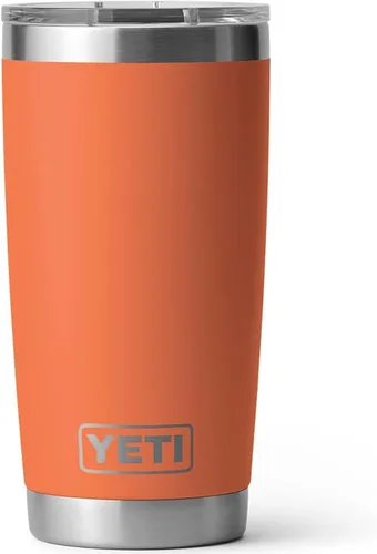Miniatura 26 de YETI Rambler - Vaso de acero inoxidable con aislamiento al vacío de 20 onzas con tapa MagSlider Todo acero inoxidable