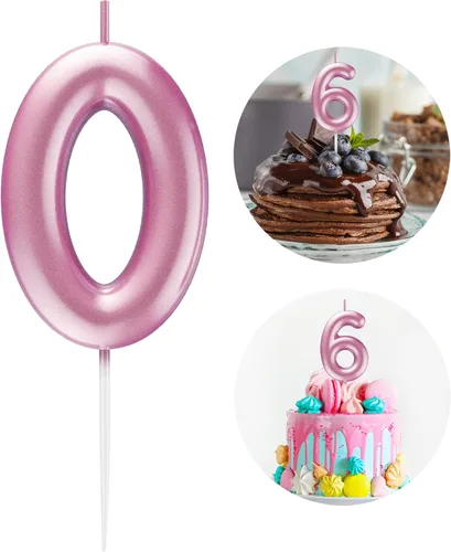 Miniatura 107 de Velas número 2 arcoíris con número 3D de feliz cumpleaños para decoración de fiesta de pastel de cumpleaños, suministros de celebración