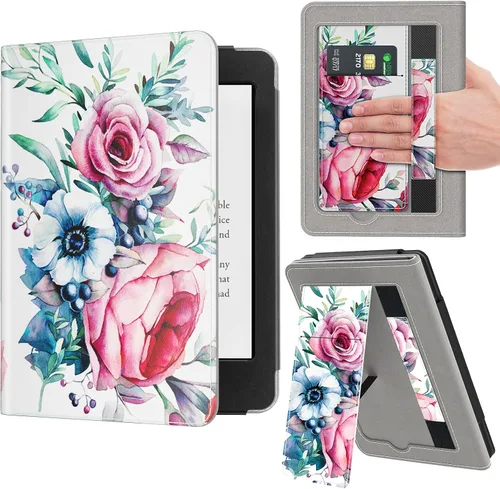 Miniatura 14 de VORI Funda con soporte para Kindle Paperwhite de 7"/6.8" (12ª/11ª generación-2024/2021) y Kindle colorsoft Signature Edition, funda protectora