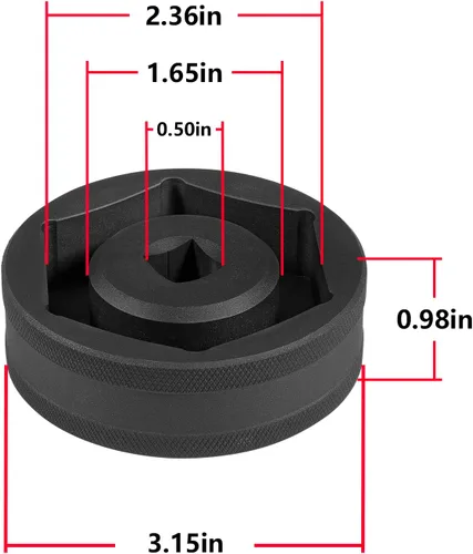 Miniatura 7 de Herramienta de enchufe de tuerca de eje de rueda trasera de 2.362 in para KTM Super Duke 1290/1290 R 2014-2022, herramienta de rueda trasera elimina