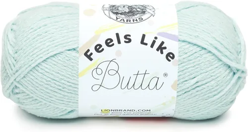 Miniatura 13 de Lion Brand Yarn - Hilo Feels Like Butta, hilo aterciopelado suave para tejer y hacer ganchillo, paquete de 1, Negro