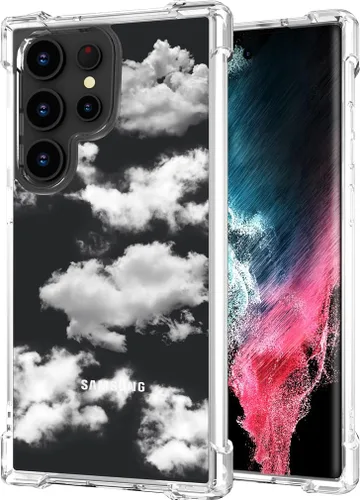 Miniatura 31 de Hungo Funda compatible con Samsung Galaxy S23 con diseño floral y bonito diseño transparente, femenino para mujeres y niñas, con hermoso clavel
