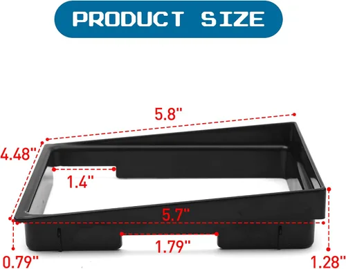 Miniatura 2 de TonGass Paquete de 2 biseles de cambio de transmisión manual compatibles con Jeep Cherokee/Wrangler, color negro