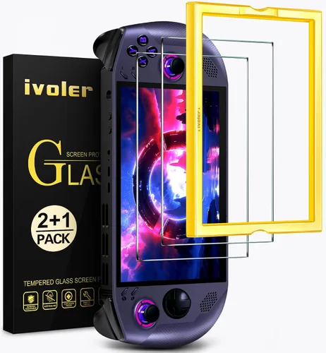 Miniatura 14 de ivoler Paquete de 3 protectores de pantalla grabados antirreflejos para ASUS ROG Xbox Ally/ROG Xbox Ally X Handheld 2025, vidrio templado