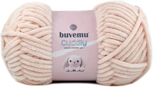 Miniatura 42 de Hilo de felpilla de terciopelo, súper suave y esponjoso, para tejer, hacer manualidades, color amigurumi, duradero para el desprendimiento, 3.53