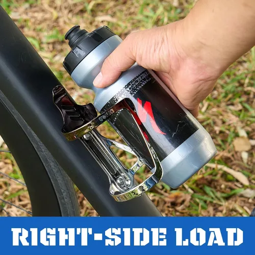 Miniatura 5 de Corki Cycles - Soporte para botella de agua de aleación de aluminio para bicicleta de entrada derecha e izquierda, para bicicletas de carretera