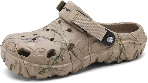 Miniatura 7 de SECHRITE - Zuecos deportivos para hombre, sandalias para deportes al aire libre, zapatos de agua para la playa, sandalias ligeras y cómodas