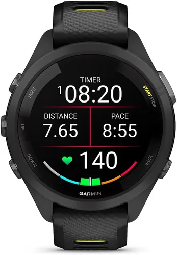 Miniatura 3 de Garmin 010-02810-03 Forerunner 265S Reloj inteligente GPS Negro/Amp Amarillo Bundle con Deco Essentials Exclusivo 26 Meses CPS Paquete de Protección