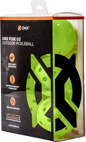 Miniatura 5 de Bolas de Pickleball Onix Fuse G2 para exterior Verde neón