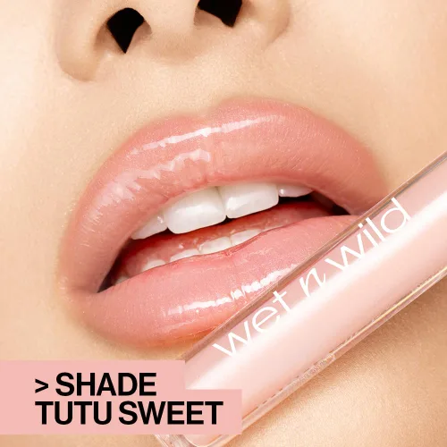 Miniatura 8 de Wet n Wild MegaSlicks Brillo labial, ultrabrillante, enriquecido con vitamina E, ultrabrillo de alto brillo hidratante, sin crueldad y vegano - My