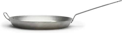 Miniatura 3 de De Buyer 5110.50 'Carbon Plus' - Estufa redonda Lyonnaise Cup - Cola pluma remachada - Hoja de acero blanco - Diámetro 19.7 in