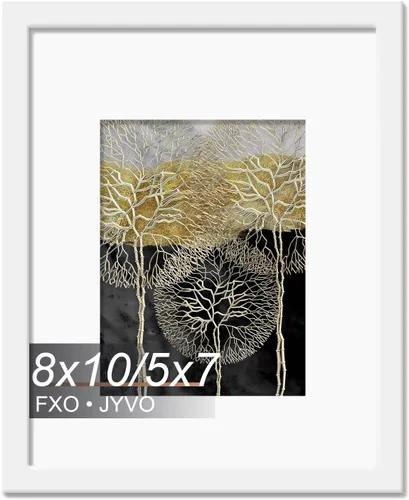 Miniatura 18 de Fxojyvo Marco de Fotos de 4x6, Muestra Foto de 3.5x5 con Paspartú o 4 x 6 Sin Paspartú, Liviano y de Alta Transparencia Marco de 4 por 6 para Pared