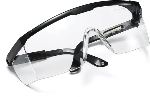 Miniatura 9 de Gafas de seguridad, 5 gafas protectoras ajustables de visión amplia, gafas de seguridad ligeras a prueba de niebla