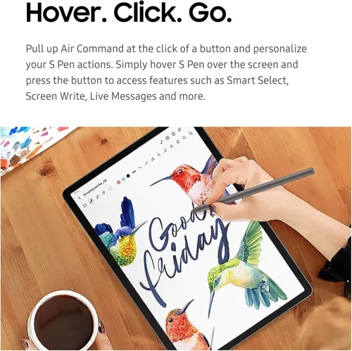 Miniatura 6 de Reemplazo de lápiz S Pen para Galaxy Tab S9 FE para Samsung Galaxy Tablet S9 FE Stylus - Comando por aire, atracción magnética, compatible con lápiz