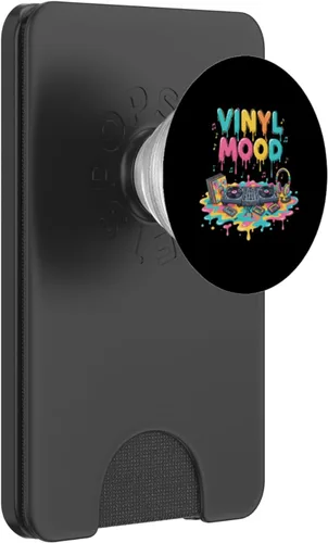 Miniatura 8 de Vinyl Mood Retro DJ Turntable Cassette Aesthetic PopSockets Adhesive PopGrip