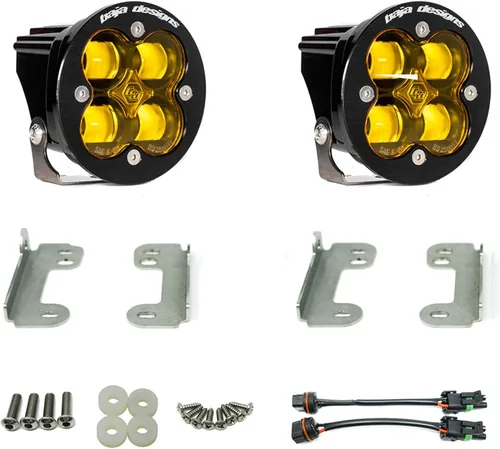 Miniatura 19 de Kit de luces LED de niebla de bolsillo Baja Designs Squadron-R SAE compatible con Jeep Gladiator 2020-22; Wrangler JL 2018-22 parachoques OEM