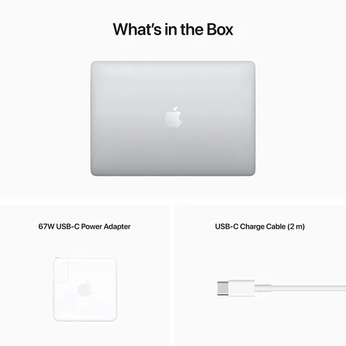 Miniatura 7 de Apple MacBook Pro de 2022 con chip Apple M2 (13 pulgadas, 8 GB de RAM, 256 GB de almacenamiento SSD) (QWERTY inglés) Plata (renovado)