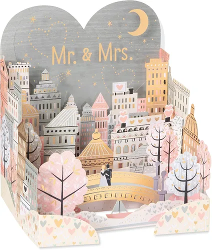 Miniatura 8 de American Greetings Tarjeta de boda desplegable (A Wonderful Life)