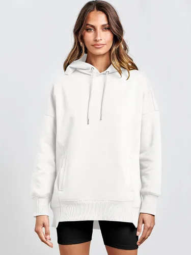 Miniatura 9 de ANRABESS Sudaderas con capucha de gran tamaño para mujer, sudadera de forro polar 2024, trajes de moda para adolescentes y niñas