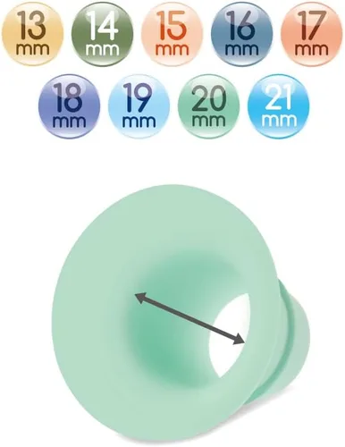 Miniatura 7 de Maymom Inserto de brida de 0.669 in compatible con Medela/Spectra/Elvie/momcozy/tsrete/Willow/Motif Luna/Ameda MYA Protectores de pecho de 0.945 in.