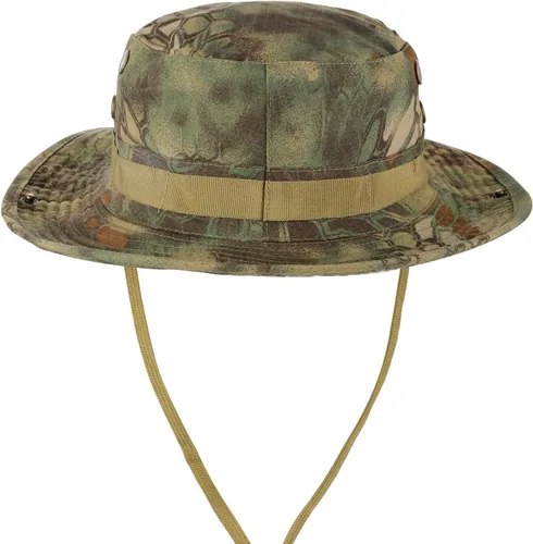 Miniatura 14 de FRTKK Sombrero militar Boonie táctico ajustable Boonie sombreros para hombres mujeres caza pesca al aire libre safari sol ACU