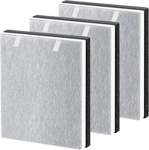 Paquete de 3 filtros de repuesto Vital 100 compatibles con LEVOIT Vital 100 Air Pur-ifier, 3 en 1 H13 HEPA y juego de filtros de carbón activado de