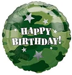 Miniatura 4 de Suministros de fiesta de camuflaje de tanque del ejército, decoraciones de ramo de globos