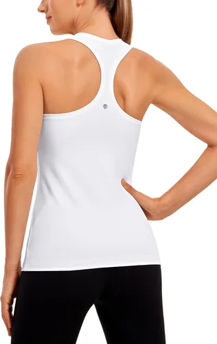 Miniatura 19 de CRZ YOGA - Camisetas sin mangas de entrenamiento para mujer, con espalda cruzada, brasier deportivo, para yoga, gimnasio