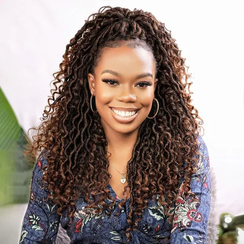 Miniatura 61 de Fulcrum Goddess Locs Cabello de Ganchillo de 10 Pulgadas, 8 Paquetes Nuevo Locs Sintéticos de Ganchillo para Mujeres Negras, Locs de Ganchillo
