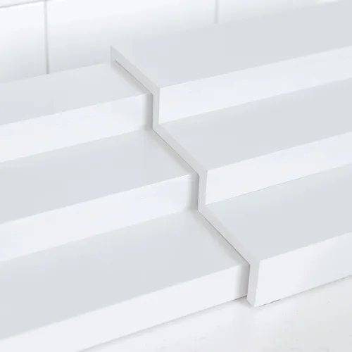 Miniatura 9 de KitchenEdge Organizador de especias expandible para gabinete, estante de 3 niveles para organización de especias (11 a 22 pulgadas), se adapta a 36