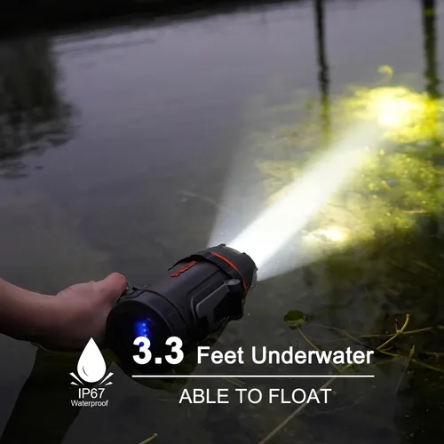 Miniatura 4 de GOODSMANN Spotlight - Foco de barco de 1000 lúmenes, impermeable, recargable, luz marina LED portátil 9212-89201-01A
