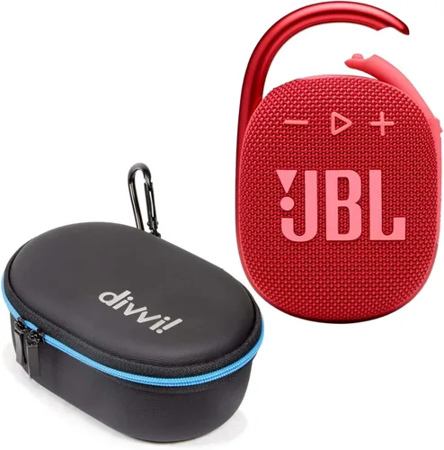 Miniatura 13 de JBL Clip 4 - Altavoz Bluetooth portátil (Azul) + Paquete con funda protectora rígida divvi! (Negro)