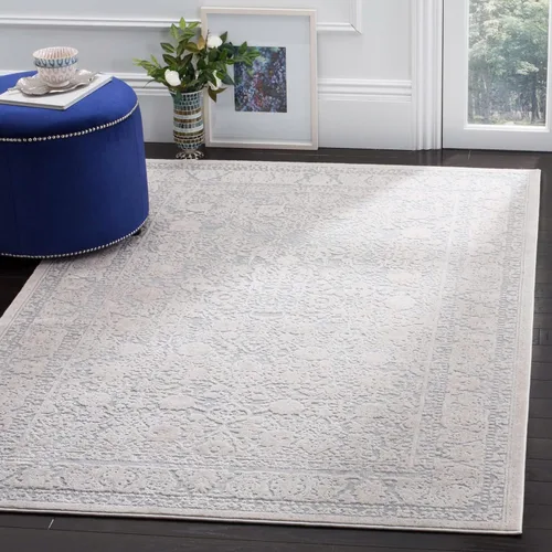 Miniatura 10 de SAFAVIEH Alfombra de área de 8 x 10 pies - Colección Reflection - Grande - Beige y crema, no desprende pelusa y es fácil de limpiar, ideal para sala