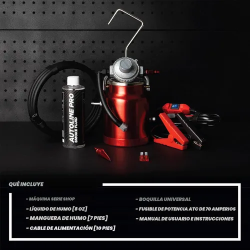 Miniatura 9 de AutoLine Pro Detector de fugas de máquina de humo automotriz EVAP Probador de diagnóstico de vacío Serie de tiendas Fabricado en los Estados