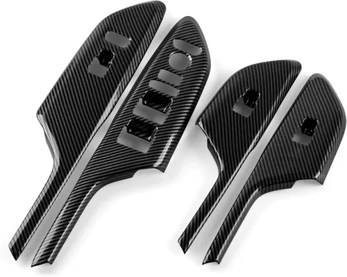 Miniatura 9 de Calcomanías para cubierta de panel de control de elevación de ventana de automóvil para Honda Civic 2016-2021, accesorios de 10ª