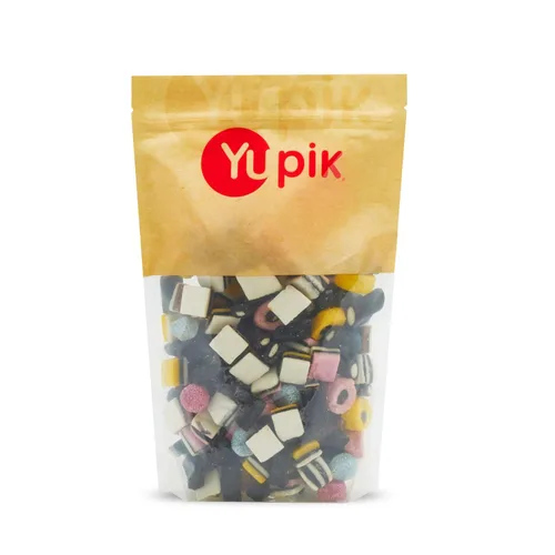 Yupik Mezcla surtida de dulces de regaliz, 2.2 libras (35.2 onzas), sabores y colores naturales, regaliz clásico Allsorts, regalo divertido, dulce