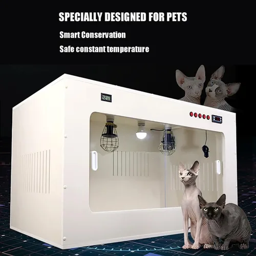 Miniatura 3 de Incubadora grande de mascotas para perros, incubadora de cachorros, incubadora de gatos para cachorros, temperatura constante inteligente