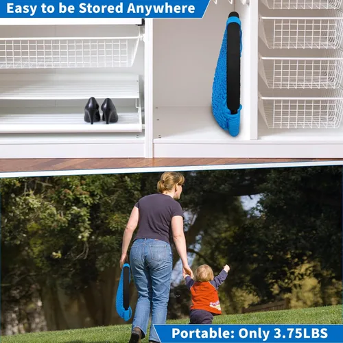 Miniatura 7 de Hi-Na Columpio para Niños para Conjunto de Columpios, Columpios de Cuerda Resistentes con Ganchos de Presión y Correas, Capacidad de 440 Libras