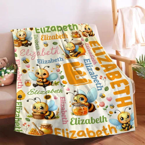 Miniatura 39 de Manta preescolar personalizada de bulldog para bebés, niños y niñas, sábanas de franela personalizadas súper suaves y ligeras, decoración para cuna