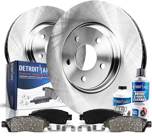 Miniatura 13 de Detroit Axle - Kit de freno delantero de 6 piezas para Honda CR-V 2002, 2003, 2004, rotores de freno de disco, pastillas de freno de cerámica