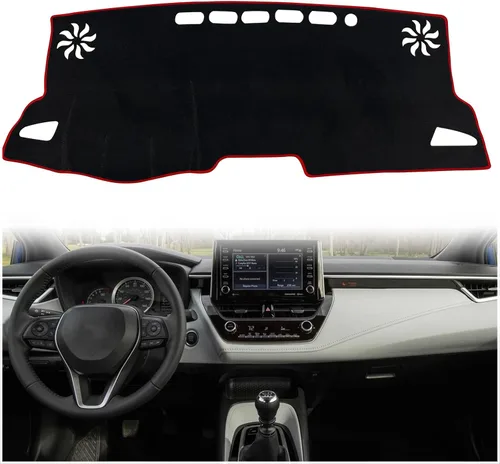 Miniatura 7 de Funda para tablero de tablero para Corolla Sedan 2022, accesorios de tablero de consola central interior personalizada compatible con Toyota Corolla