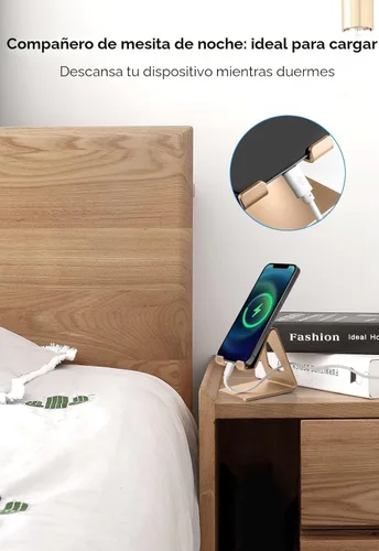 Miniatura 5 de Aoviho Soporte de teléfono celular de escritorio, soporte de aluminio para iPhone 17 16 15 14 13 12 pro Mini 11 X Xs max 8 7 6 6s Plus SE Samsung