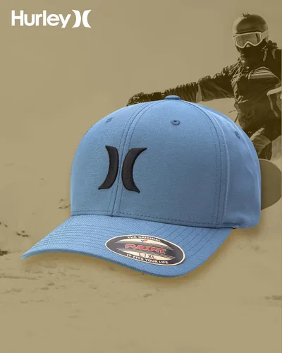 Miniatura 63 de Hurley Gorras para hombre - One & Only Flexfit Textures Cap - Sombreros ajustados para hombre, S-XL
