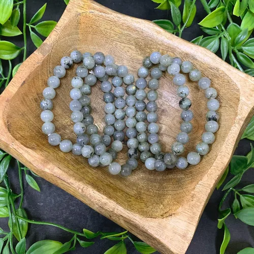 Miniatura 685 de Gem Avenue Handmade Round Bead Stretch Bracelet Unisex Natural Stone Beaded Jewelry for Men & Women, Elastic Wristband for Daily Wear