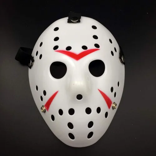 Miniatura 4 de COSTOYFUN Máscara para disfraz de Halloween, máscara de terror, máscara de disfraz de cosplay, máscara de fiesta de máscaras Blanco