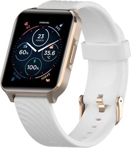 Miniatura 7 de Motorola Moto Watch 70 - Reloj inteligente Bluetooth de salud y fitness para uso diario, funciones avanzadas de salud, hasta 10 días de duración